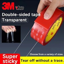 10 Feet Genuine 3M VHB 4905 Double-Sided Mounting Clear Acrylic Tape Adhesive