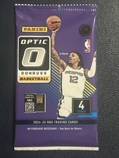 2024-25 Panini Optic Donruss Factory Sealed & Unopened NBA Trading Card Pack