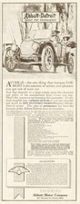 1911 Abbott Detroit Antique Open Motor Car Detroit Michigan Original Print Ad