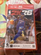 NBA 2K26 (Game-Key Card) - Nintendo Switch 2 Brand New Sealed