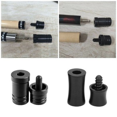 Black Pool Cue Joint Protectors Pool Joint Thread Caps Pool Cue Joint Protectors