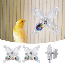 Parrot Rotating Toy Bird Toy Interactive Rattle For Rotating Wheel Chew Toy