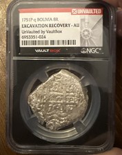 1751P q BOLIVIA 8R EXCAVATION NGC RECOVERY AU -CERRO RICO HOARD