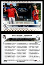 #122 Minnesota Meetup Ohtani Meada 2022 Topps Gold Star Parallel