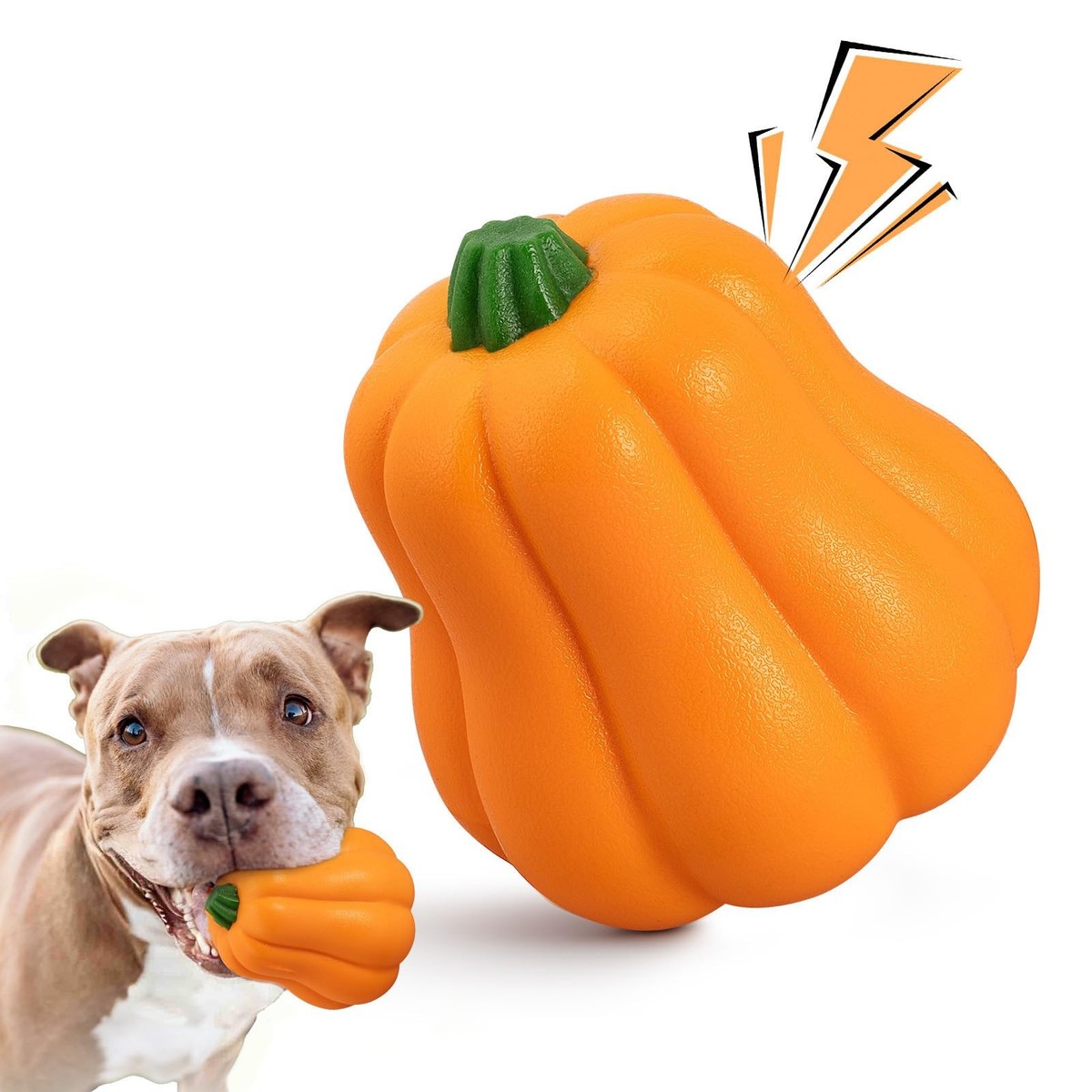 トイガン sadapjbl434343444345 Jack-o-Lantern Durable Rubber Dog Toy - Made in the USA – SodaPup