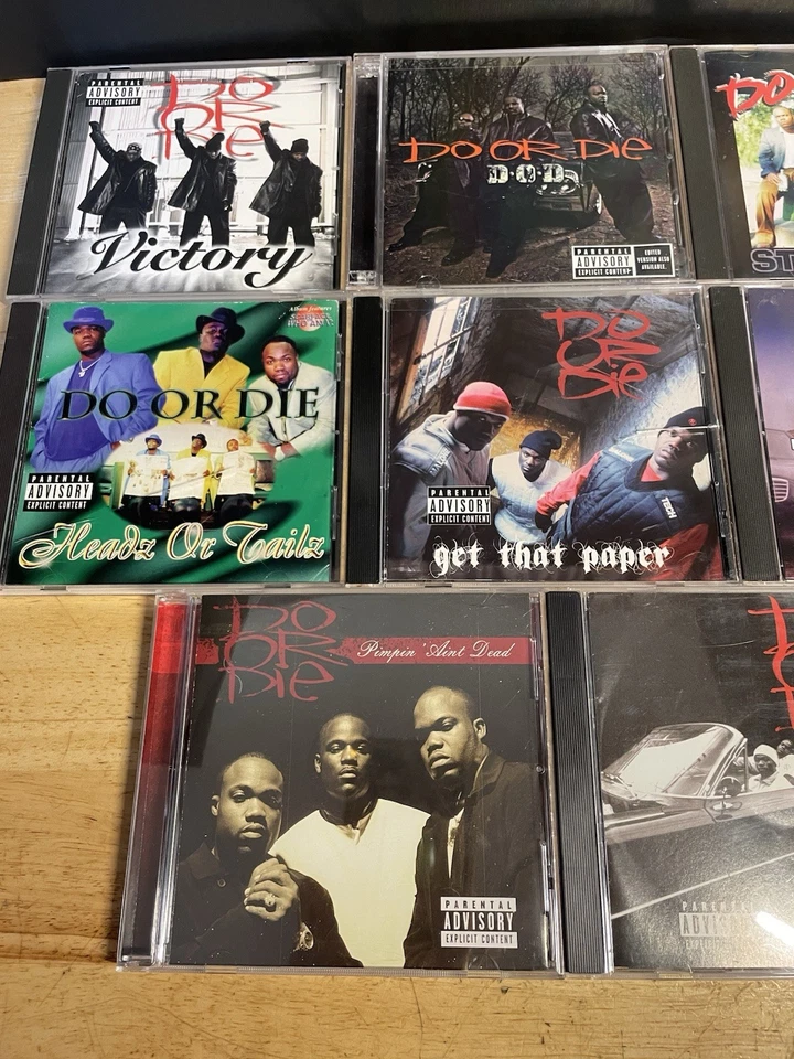 Do Or Die Explicit CD Lot Of 8 Foto 3 de 4