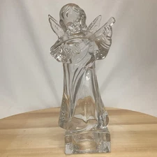 Mikasa Full Lead Crystal Angelic Mandolin Herald Collection Germany Angel 8.5” T