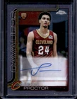 2025-26 Topps Chrome Tyrese Proctor Auto Autograph RC #TCAR-TP Cavaliers Rookie