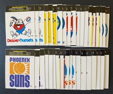 1979-80 Fleer NBA Team Logo Stickers Lot (37 Stickers) With Duplication