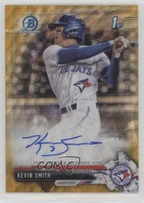 2017 Bowman Draft Chrome Pick Gold Wave Refractor 9/50 Kevin Smith Auto 1q7