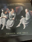 Vintage 1980 Black Sabbath Heaven And Hell 12" Album, Vinyl, LP, Record