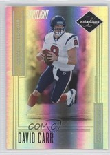 2006 Leaf Limited Silver Spotlight 19/25 David Carr #112 r6i