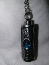 Crystal Cremation Urn Necklace for Ashes Keepsake Cremation Jewelry for Human As