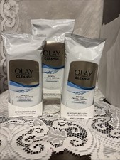 3 pks OLAY Cleanse Gentle Facial Cleansing Cloth 30 Ct Each Fragrance Free