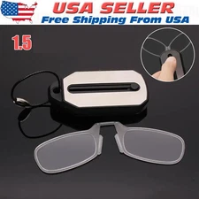 【US】Ultra Thin Reading Glasses Nose Clip Optics Presbyopic +1.5 2PCS