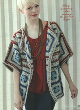 THE JULIA JACKET SWEATER WOMENS CROCHET PATTE...