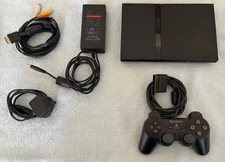 Sony Playstation 2 PS2 Slim (SCPH-75003) Full Set up With Buzzers & Microphones