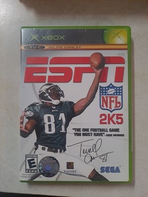ESPN NFL 2K5 Football (Microsoft Xbox, 2004) CIB Complete 