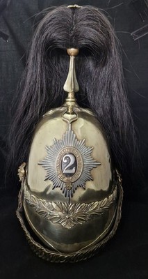 Victorian 2nd Dragoon Guards Helmet (The Queens Bays) 1871 Pattern 