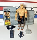 GI Joe Road Pig v1 1988 *100% COMPLETE w/File Card, Excellent!* Vintage Dreadnok