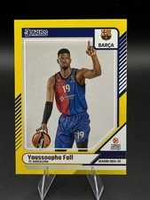 2024-25 Donruss Euro League Basketball Youssoupha Fall Yellow Flood! Barca! #71
