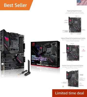 ROG Strix B550-F Gaming WiFi II ATX Board - PCIe 4.0, WiFi 6E, and RGB Lighting