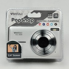 Vivitar Popsnap Compact Digital Camera, 16X Zoom,1080p,Built-in Flash,Micro SD