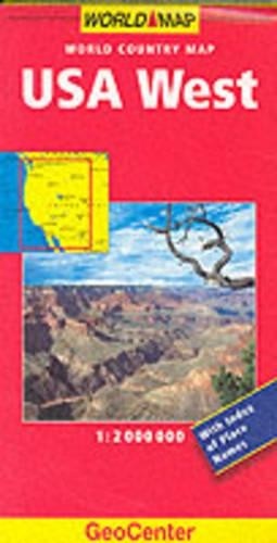 USA West (GeoCenter World Country Maps) Sheet map, folded Book The Cheap Fast