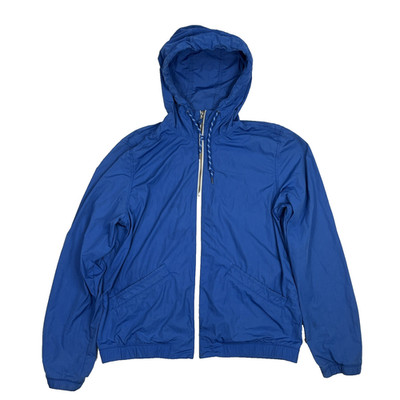 Gap Full Zip Hoodie Medium Blue Windbreaker Jacket Pockets Drawstring