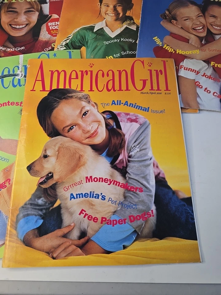 2000 American Girl Doll Magazine Complete Set Of 6 Issues Y2K Vintage Teen AG Foto 4 de 4