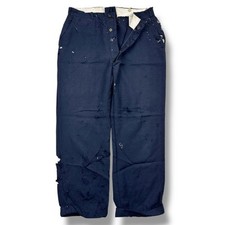 Vintage 40s Distressed Cuffed Dress Pants Trousers Sanforized Men  s Size 32x28