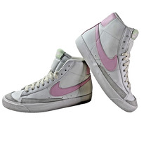 Nike Blazer Mid '77 GS Summit White Pink Foam Youth Sneaker Size 7Y DA4086-106