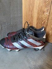 adidas F50 Football Boots Black/Red/White UK Size 5 Changeable Studs