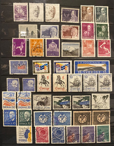 Sweden / Sverige stamp collection 1965-1968, Used.