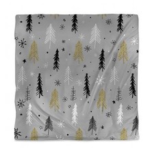 Childrens Art Christmas Tree Queen Size Duvet Cover - Home Decor Bedding
