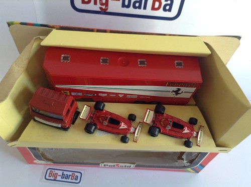 🔥Lot vintage🚗 POLISTIL FERRARI PORTAUTO IN BOX 1:55 🏖️👏 STREPITOSA🏅🏖️ - Foto 3 di 22