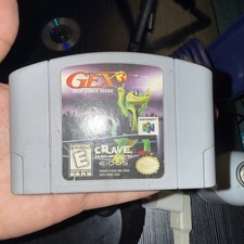 Gex 3: Deep Cover Gecko Nintendo 64 N64 Cartridge, 1997, Tested Authentic