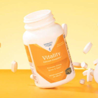 Vitality for Life Vitality Calcium Complete Bones & Teeth Tablets, 120 Count