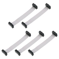 5Pcs, IDC Connector Flat Ribbon Cable 12 Pins FC 2.54mm Pitch 10cm Length