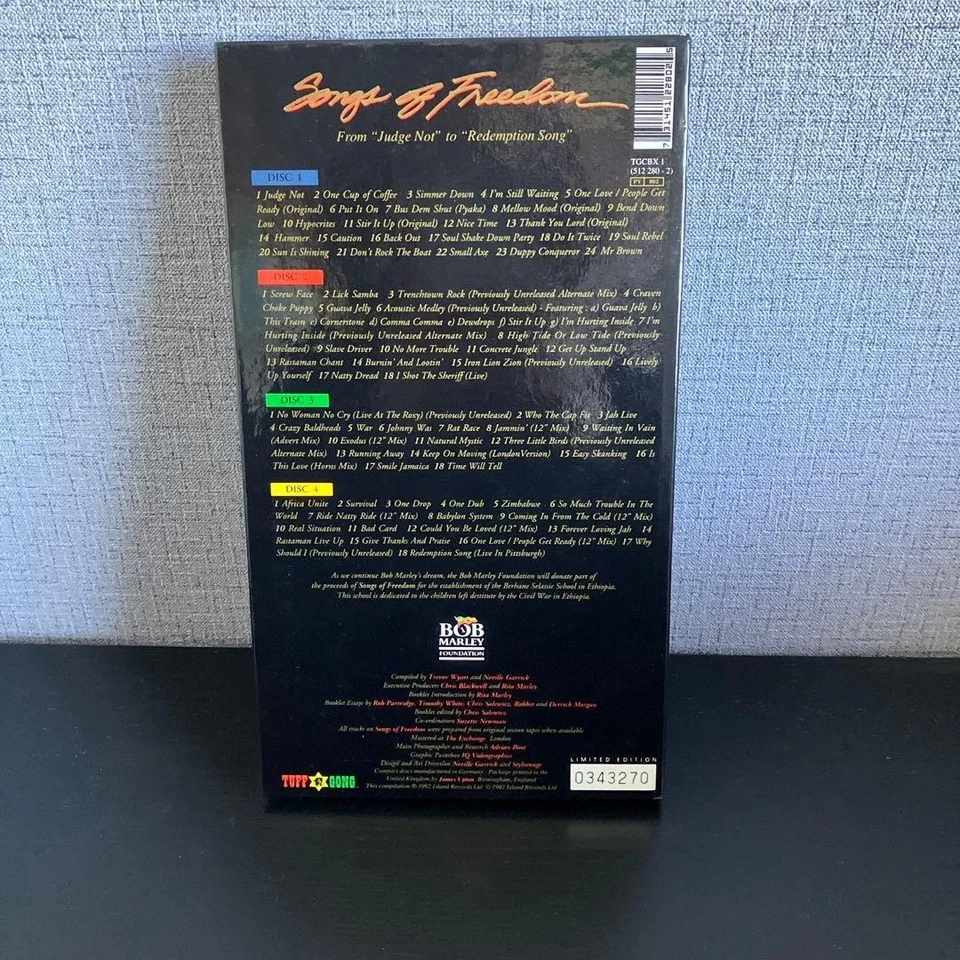 Bob Marley CD Songs Of Freedom 4CD Box Set Limited Edition Japan LTD - Image 4 of 4