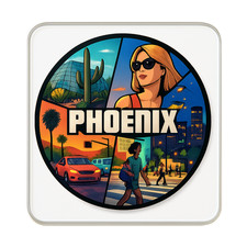 Phoenix, USA Collage Fridge Magnet: Cute Handmade Travel Souvenir Gift