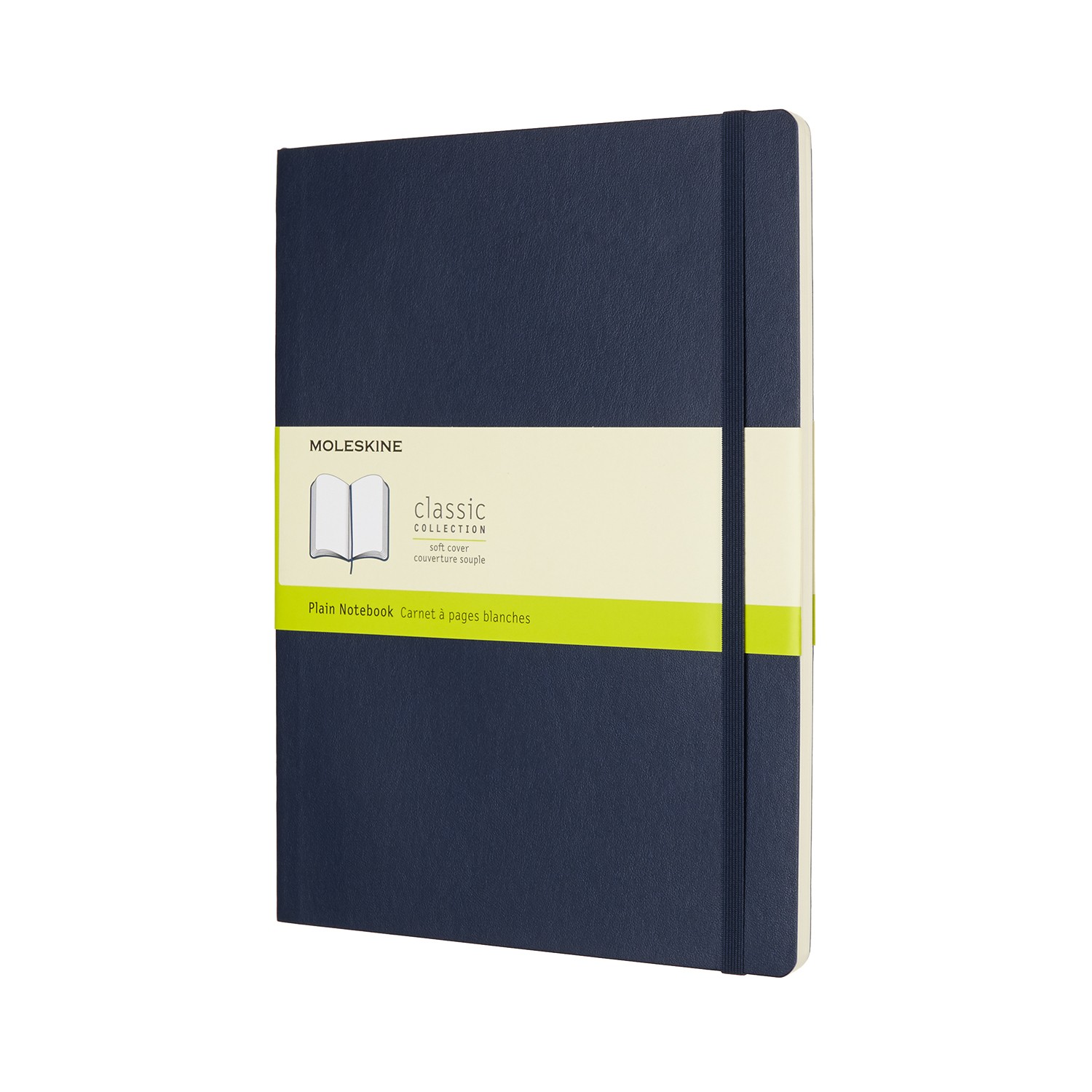 Moleskine Sapphire Blue Extra Large Plain Notebook Soft (Paperback Book) - Image 3