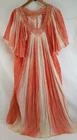 Max Morgan Grecian Kaftan Dress Angel Wing Sleeves Pink White Size 40 Inch Chest