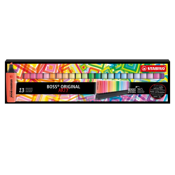 Evidenziatori Stabilo Boss Arty conf. 23 colori assortiti 70/23-01-T-20 - Immagine 2