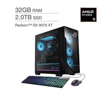 Asus ROG GM700 Gaming Desktop Ryzen 9 9950X3D 32GB 2TB SSD Radeon RX 9070 XT W11