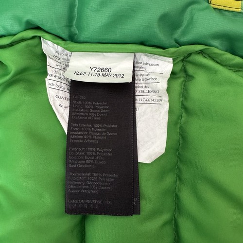 Kids Marmot Green Puffer Jacket Winter Down 650 Fill Size XS Youth 4 5 6 - Picture 6 of 9
