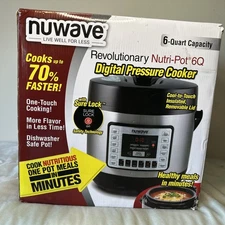 NuWave • Revolutionary Nutri-Pot 6 Qt Digital Pressure Cooker • Brand New/OB!!