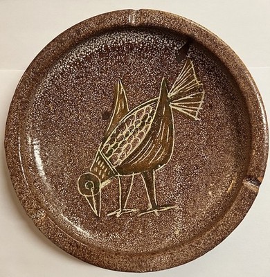 Vintage Alfaraz Pottery Bird Ashtray Mid Century Modern Spain 