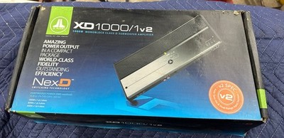 JL Audio XD1000/1 /v2 XD Series Channel Class D Amplifier 1000w  Monoblock