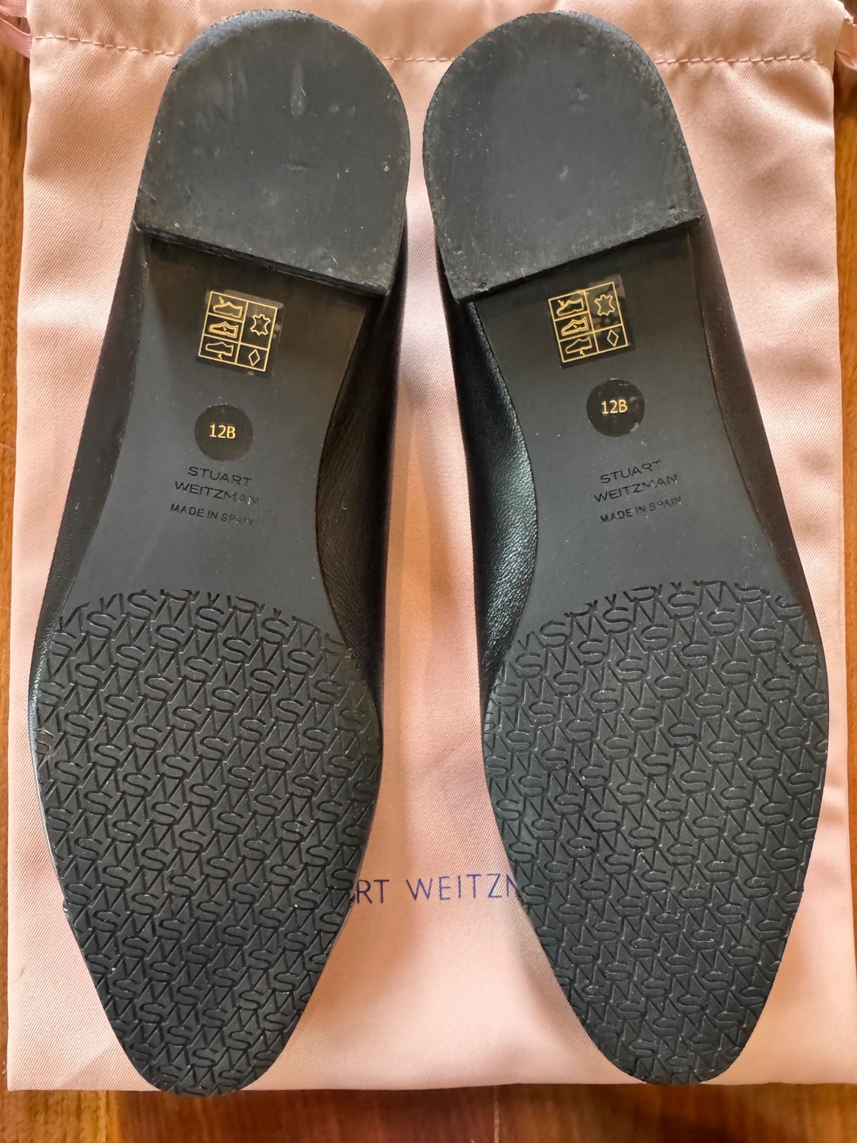 Stuart Weitzman Classic Black Cap Toe Ballet Flat… - image 5